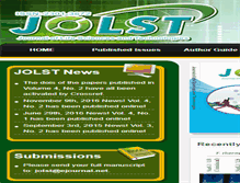 Tablet Screenshot of jolst.net